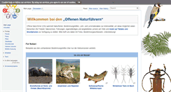 Desktop Screenshot of offene-naturfuehrer.de